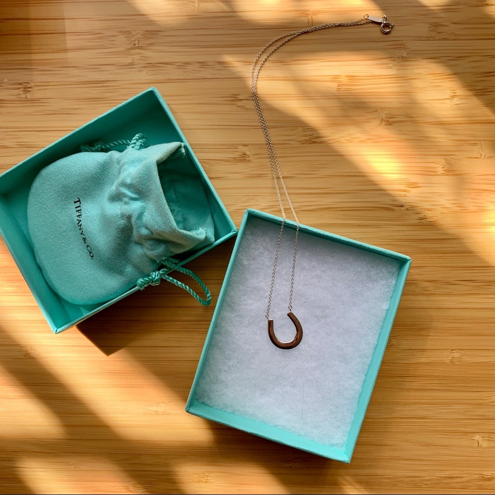 Tiffany & Co. horseshoe pendant necklace